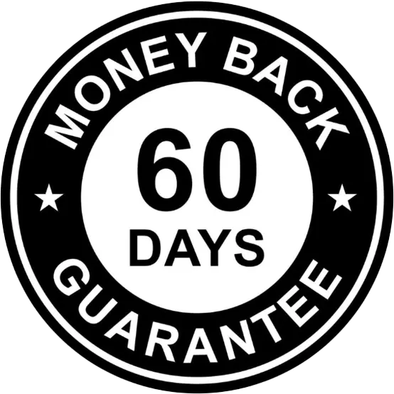 60 days money back guarantee