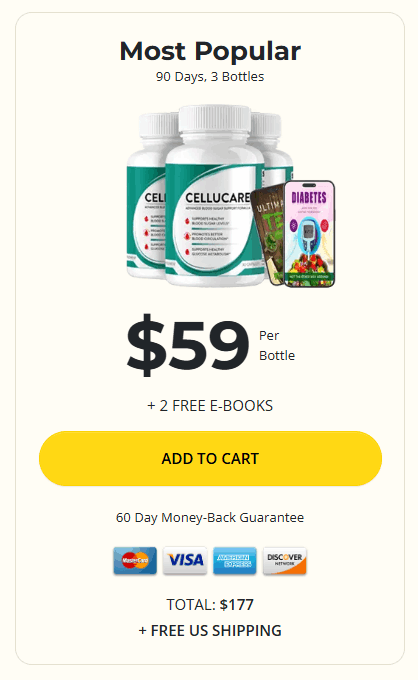 CelluCare buy now 3 bottles